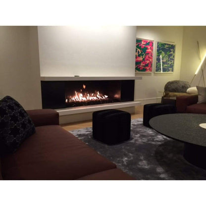 Mason-Lite 36" Linear Gas Fireplace With Burner Through