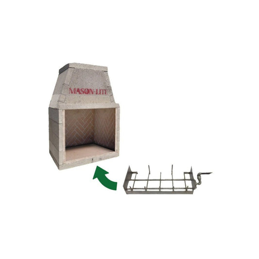 Mason-Lite PureBurn 33" Liquid Propane Fireplace EPA Phase II Qualified Burner With Grate for MFP33 and MFP39