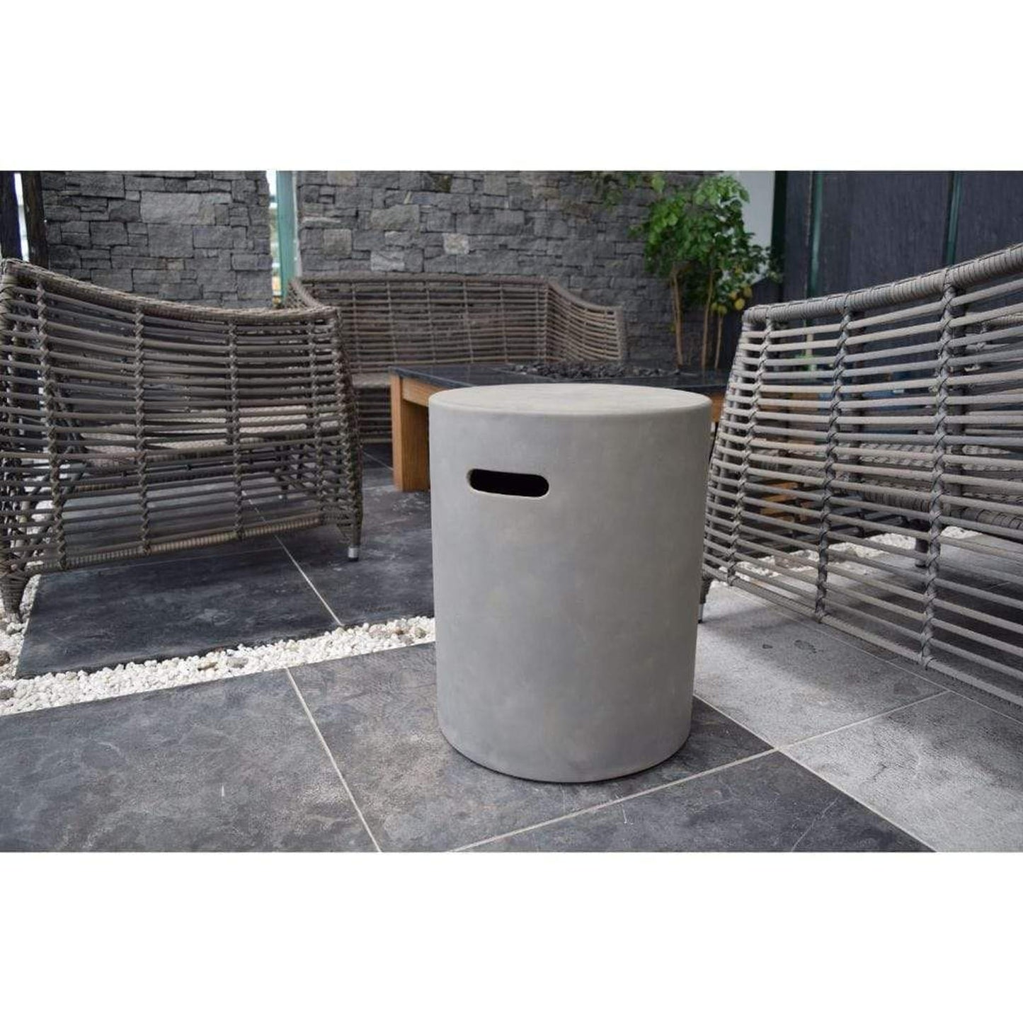 Modeno 15" Gray Round Tank Cover