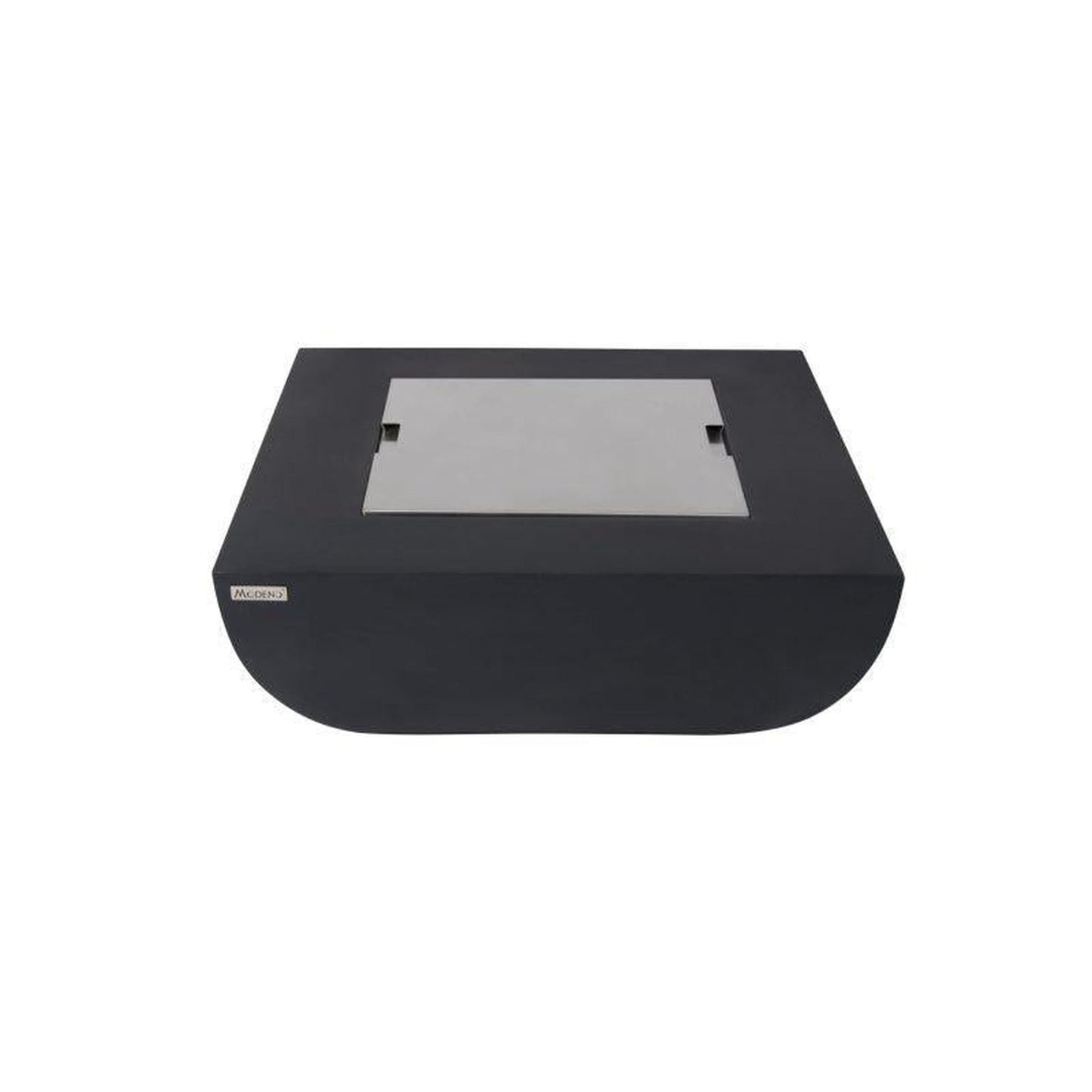 Modeno Aurora 34" Black Rectangle Concrete Natural Gas Fire Table