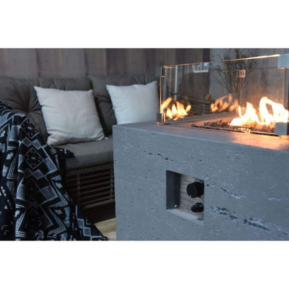 Modeno Ellington 27" Light Gray Fire Table