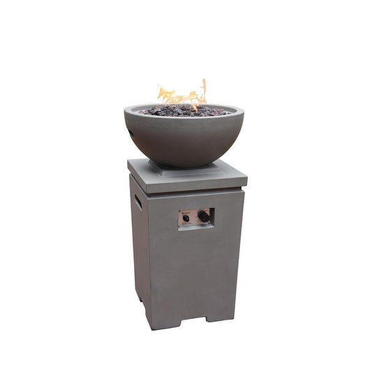 Modeno Exeter 21" Dark Gray Fire Pit