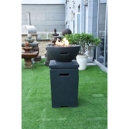 Modeno Exeter 21" Dark Gray Fire Pit