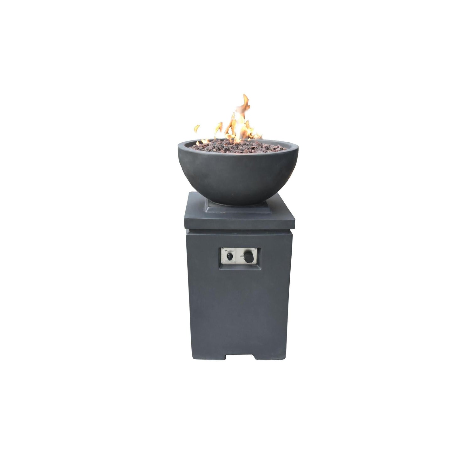 Modeno Exeter 21" Light Gray Fire Pit