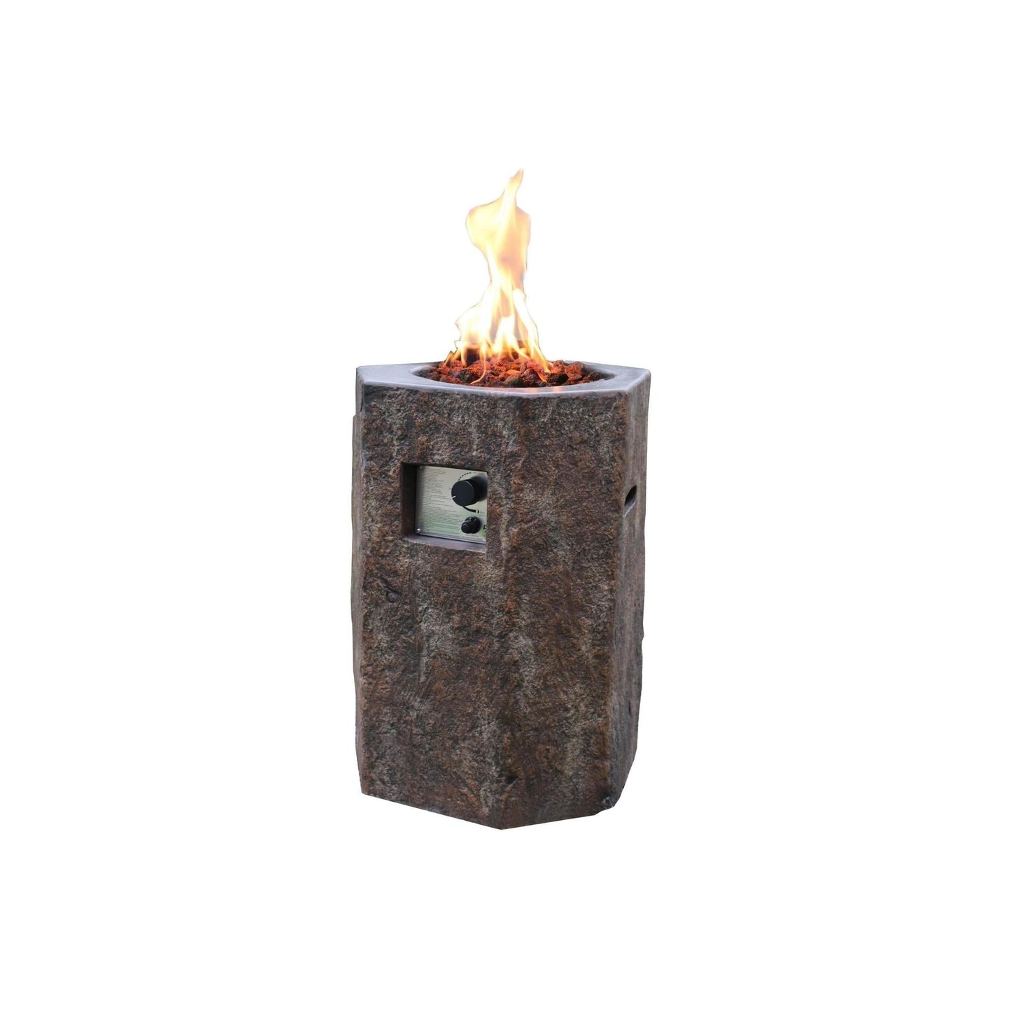 Modeno Fire 19" Basalt Column Fire Pit