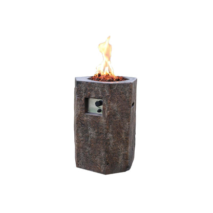 Modeno Fire 19" Basalt Column Fire Pit