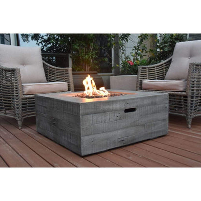 Modeno Fire 34" Classic Gray Wilton Natural Gas Fire Table