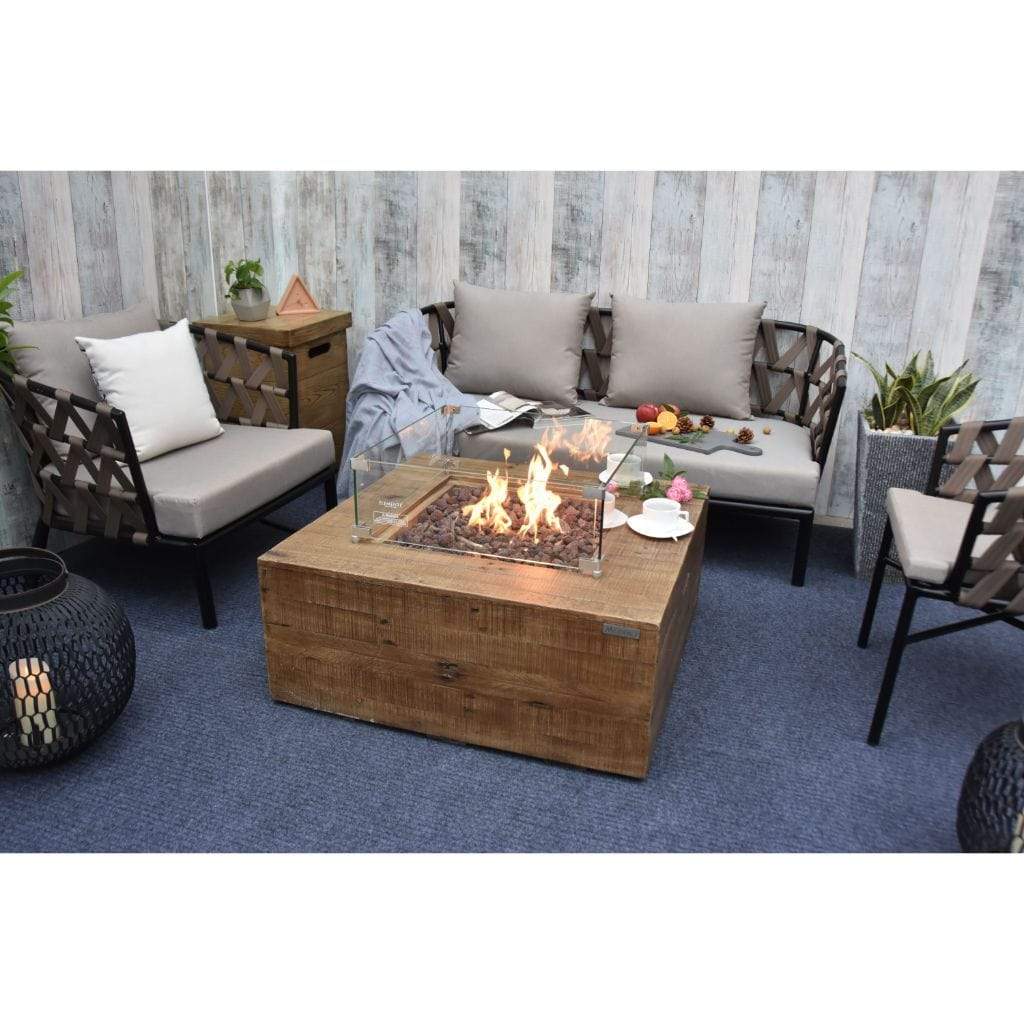 Modeno Fire 34" Redwood Wilton Fire Table