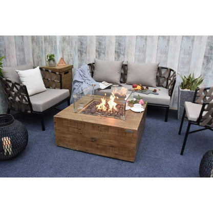 Modeno Fire 34" Redwood Wilton Fire Table