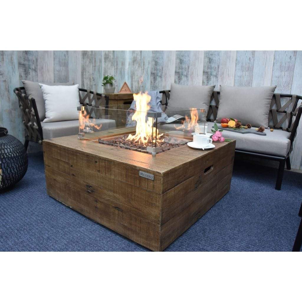 Modeno Fire 34" Redwood Wilton Fire Table