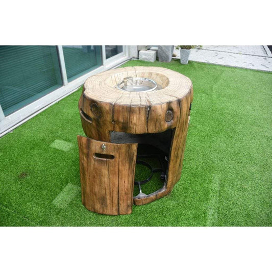 Modeno Manfield 28" Redwood Fire Pit