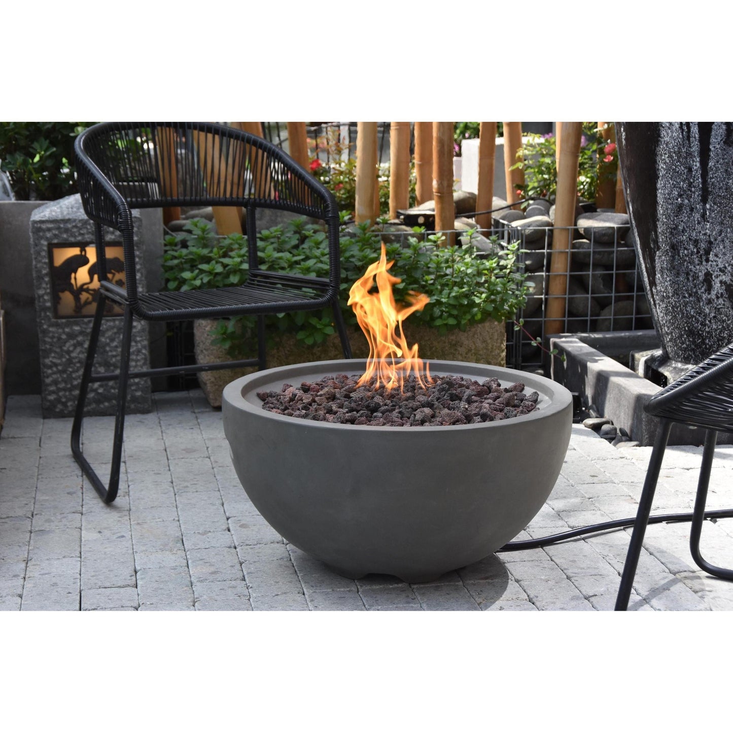 Modeno Nantucket 26" Gray Liquid Propane Fire Bowl