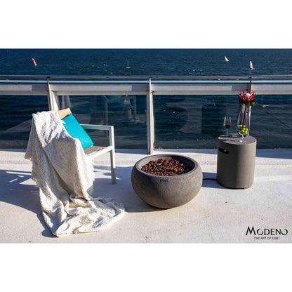 Modeno Newbridge 26" Gray Natural Gas Fire Bowl