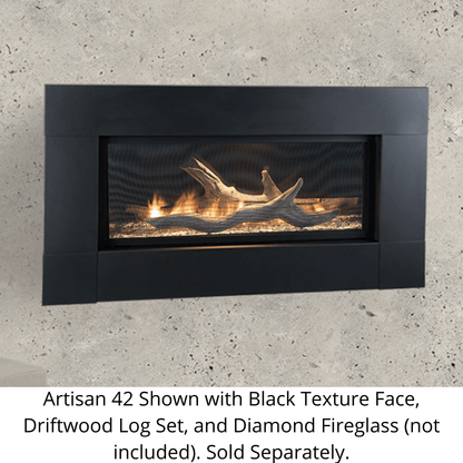 Monessen 42" Artisan Vent Free Linear Fireplace with Single Rate IntelliFire Plus IPI Control