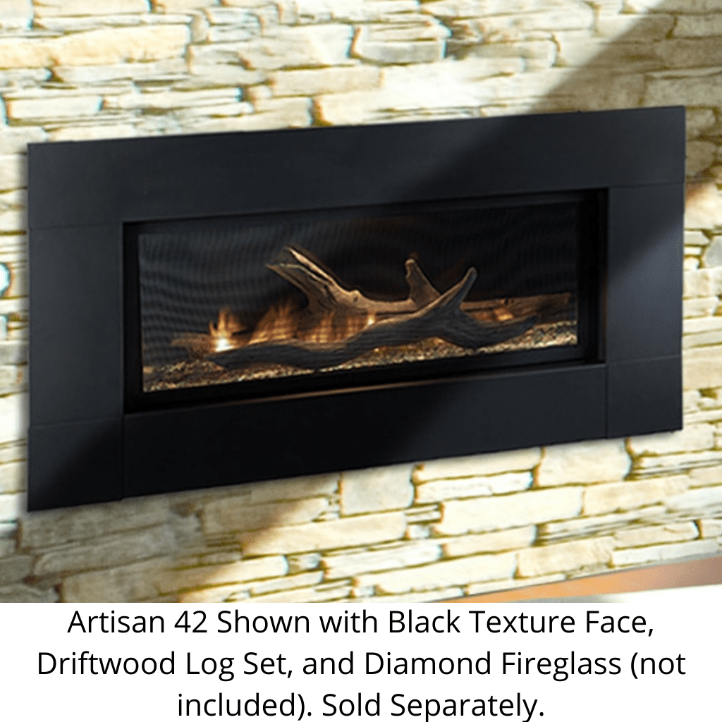 Monessen 42" Artisan Vent Free Linear Fireplace with Single Rate IntelliFire Plus IPI Control