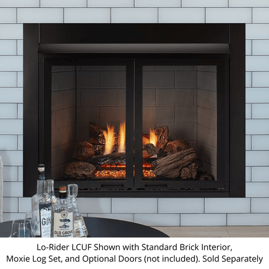 Monessen 42" Lo-Rider LCUF Clean Face Vent Free Firebox with Traditional Refractory Firebrick