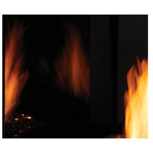 Monessen 42" Reflective Black Glass Panels For Lo-Rider Firebox