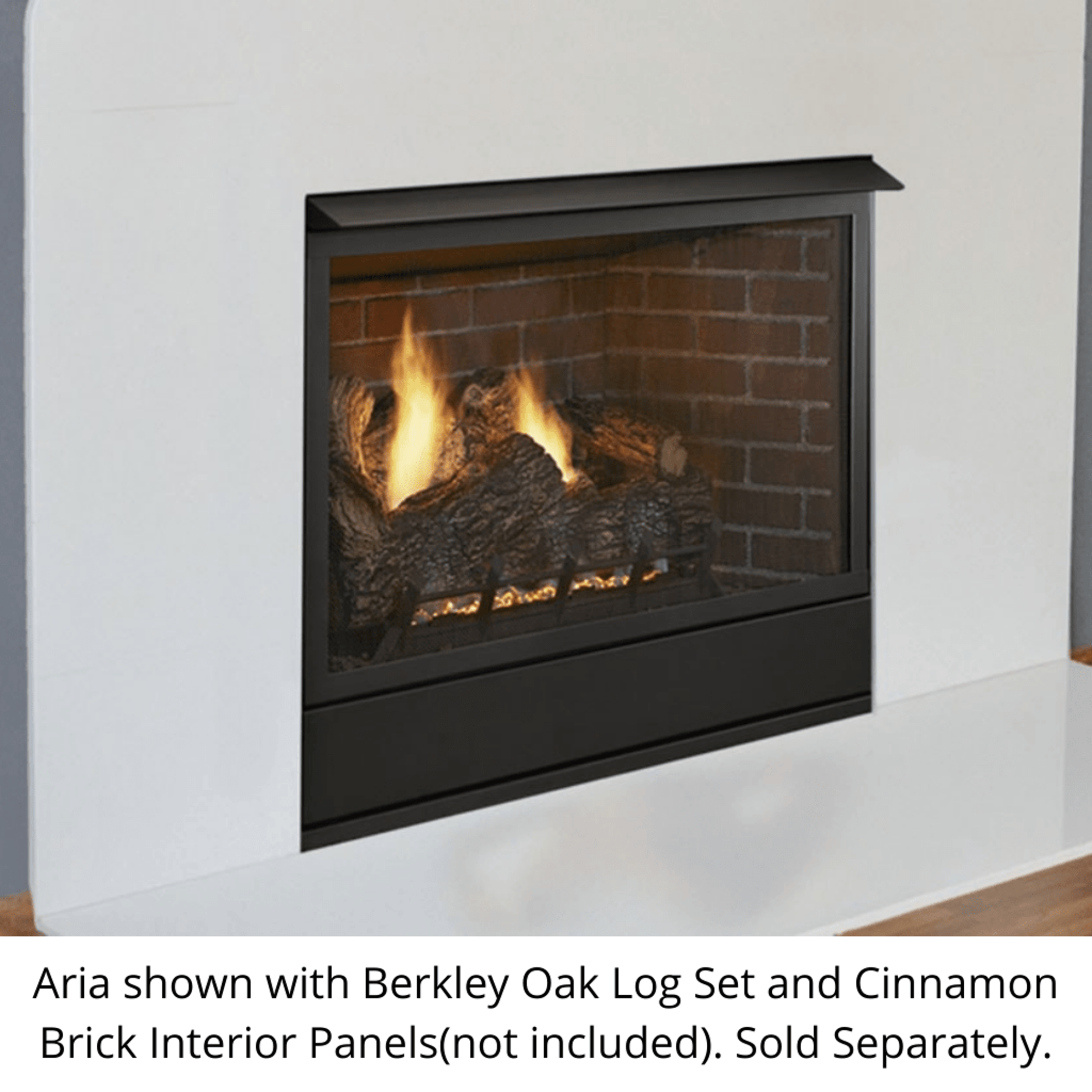 Monessen Aria 32" Traditional Vent Free Natural Gas Fireplace With IPI Ignition