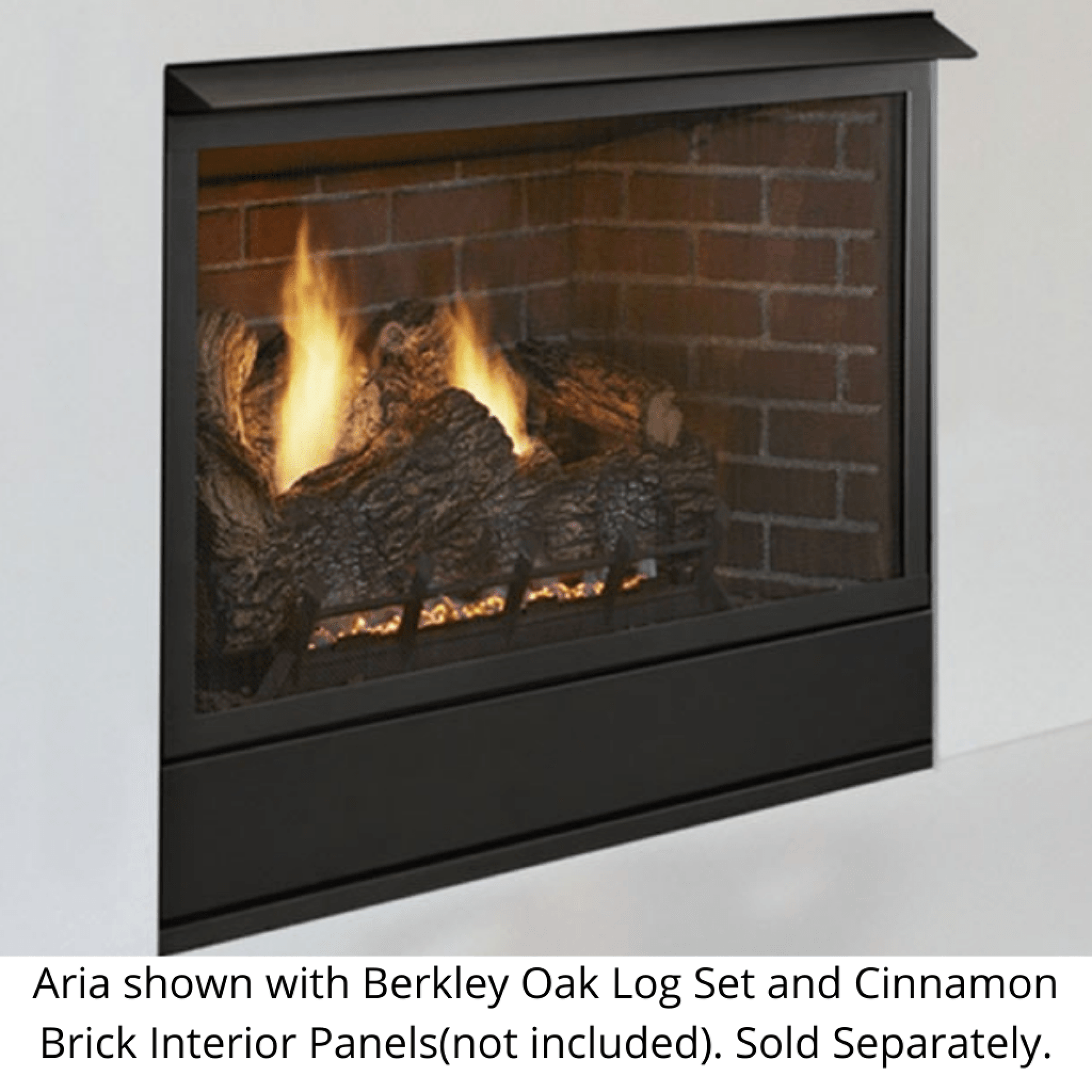 Monessen Aria 32" Traditional Vent Free Natural Gas Fireplace With Millivolt Ignition
