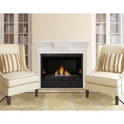 Monessen Aria 32" Traditional Vent Free Natural Gas Fireplace With Millivolt Ignition