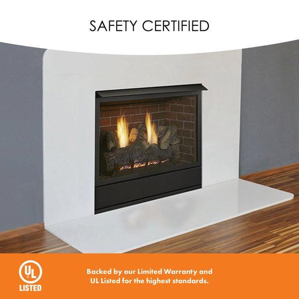Monessen Aria 36" Traditional Vent Free Natural Gas Fireplace With IPI Ignition