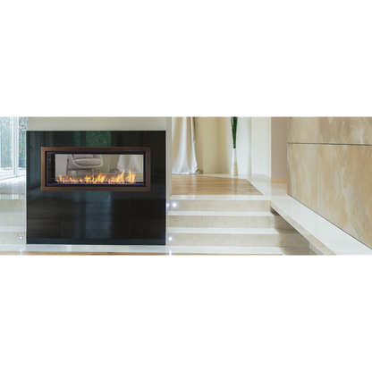 Monessen Artisan 48" Vent Free See-Through Liquid Propane Gas Linear Fireplace With IPI Plus Ignition
