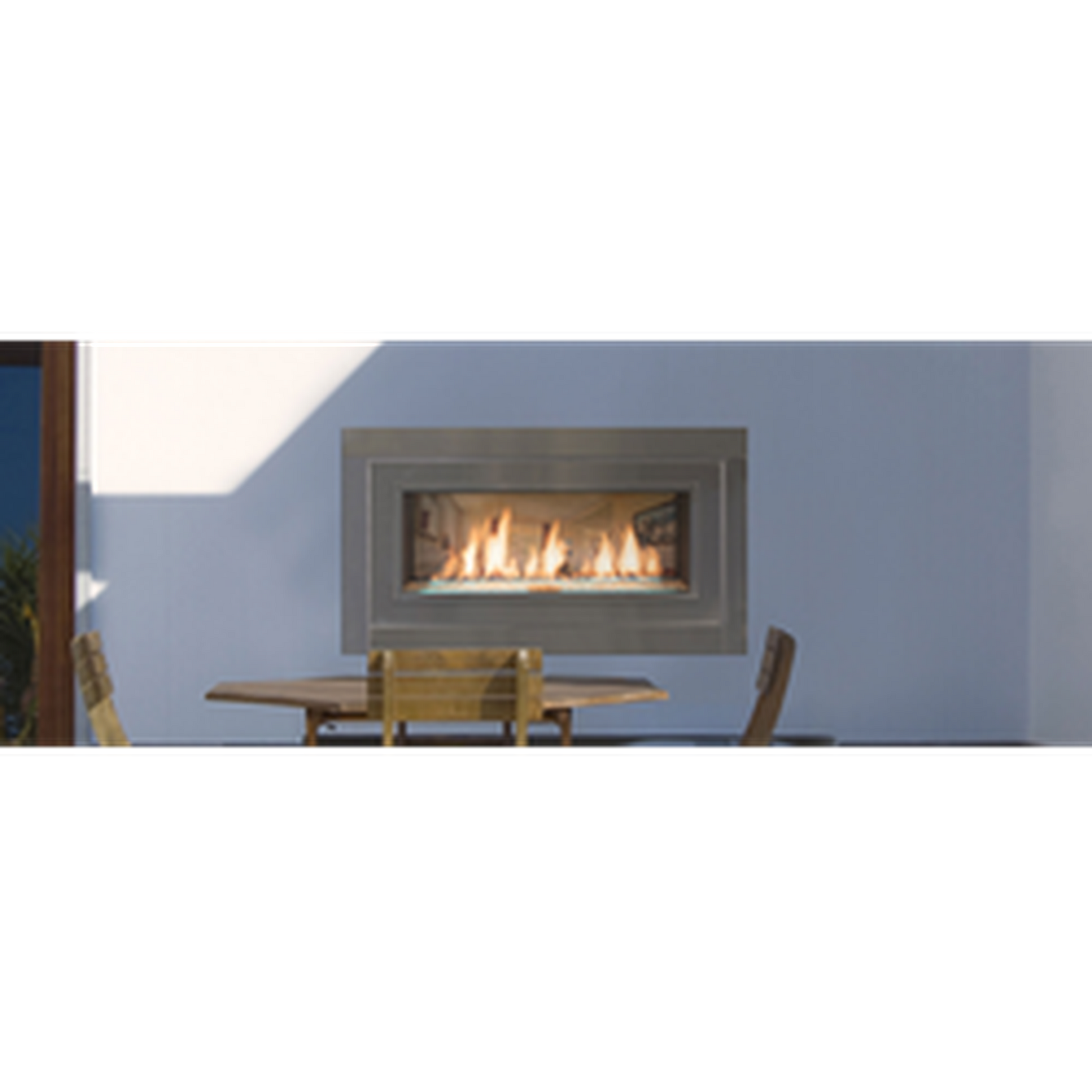 Monessen Artisan 48" Vent Free See-Through Liquid Propane Gas Linear Fireplace With IPI Plus Ignition