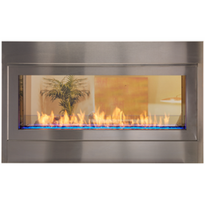 Monessen Artisan 48" Vent Free See-Through Liquid Propane Gas Linear Fireplace With IPI Plus Ignition