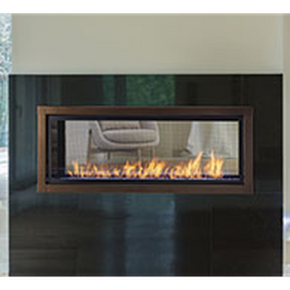 Monessen Artisan 48" Vent Free See-Through Liquid Propane Gas Linear Fireplace With IPI Plus Ignition