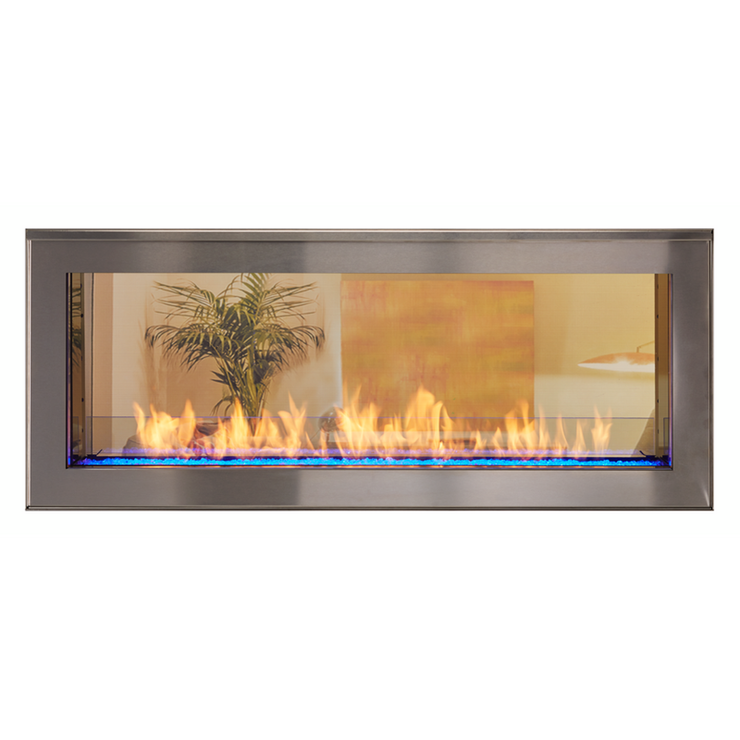 Monessen Artisan 48" Vent Free See-Through Liquid Propane Gas Linear Fireplace With IPI Plus Ignition