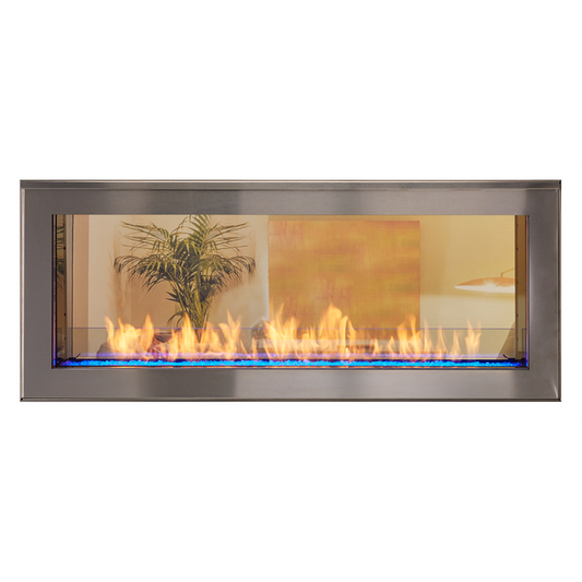 Monessen Artisan 48" Vent Free See-Through Natural Gas Linear Fireplace With IPI Plus Ignition