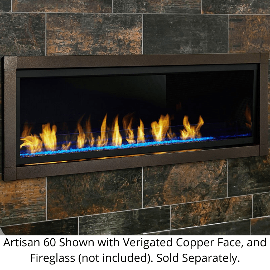 Monessen Artisan 60" Vent Free Liquid Propane Gas Linear Fireplace With IPI Plus Electronic Ignition