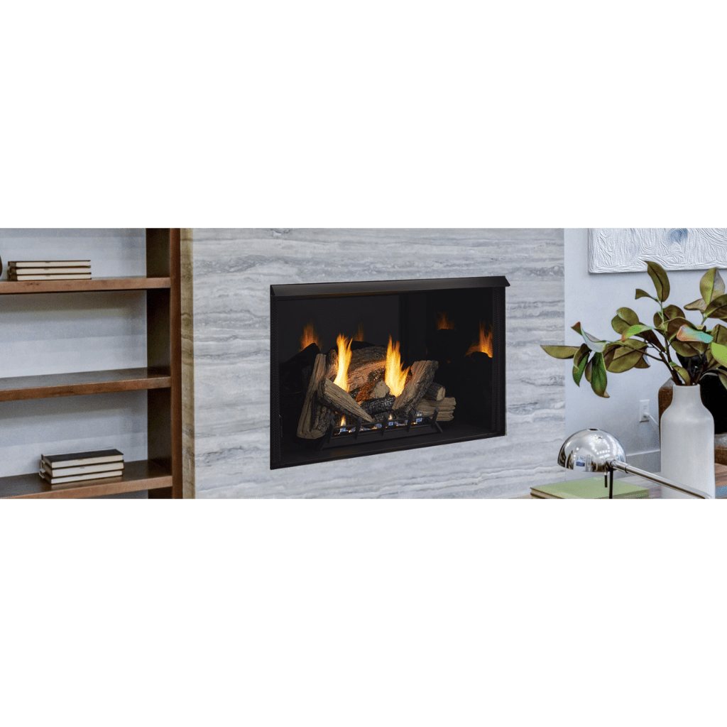 Monessen Attribute 32" Universal Circulating Vent Free Firebox With Radiant Face and Multitonal Gray Reversible Interior Panels