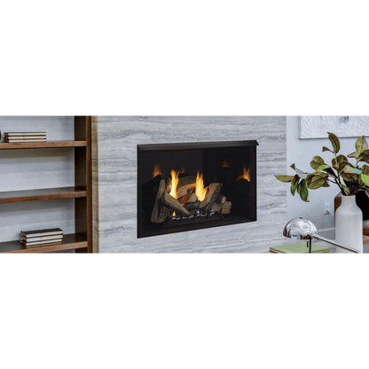 Monessen Attribute 36" Universal Circulating Vent Free Firebox With Radiant Face and Multitonal Gray Reversible Interior Panels