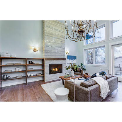 Monessen Attribute 42" Universal Circulating Vent Free Firebox With Radiant Face and Multitonal Gray Reversible Interior Panels