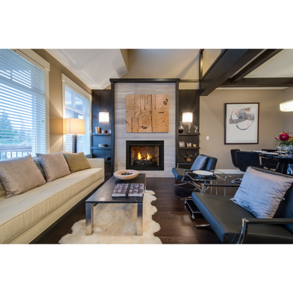 Monessen Attribute 42" Universal Circulating Vent Free Firebox With Radiant Face and Multitonal Gray Reversible Interior Panels