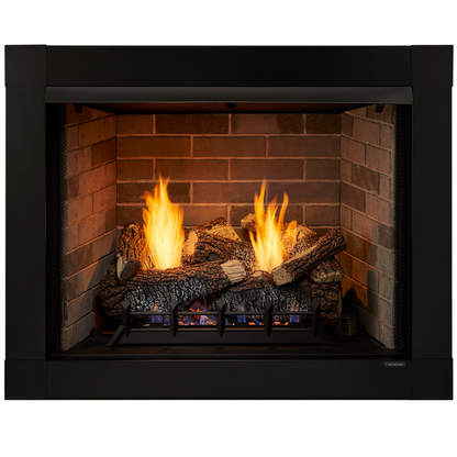 Monessen Attribute 42" Universal Circulating Vent Free Firebox With Radiant Face and Multitonal Gray Reversible Interior Panels