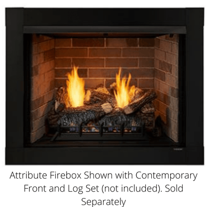 Monessen Attribute 42" Universal Circulating Vent Free Firebox With Radiant Face and Multitonal Gray Reversible Interior Panels