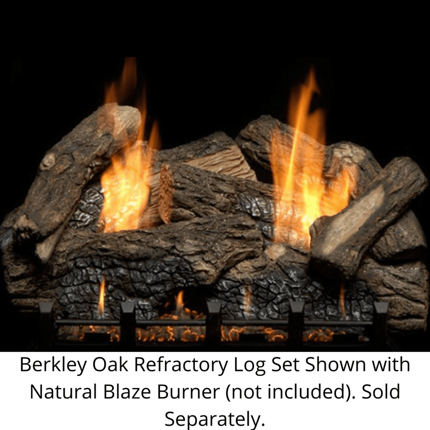 Monessen Berkley Oak 18" Refractory Gas Log Set