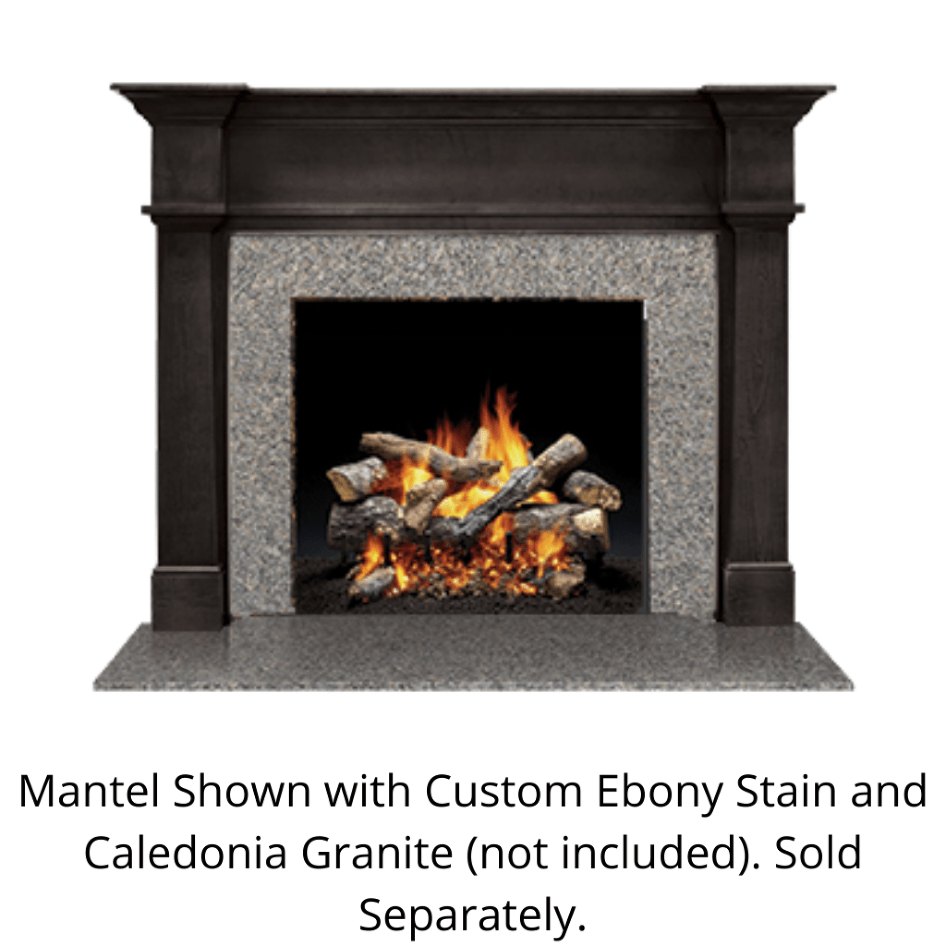 Monessen Design Series Bellevue B 48" Primed MDF Flush Wood Mantel