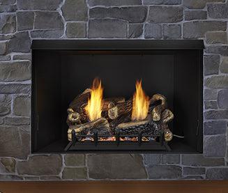 Monessen Exacta 36" Vent Free Circulating Clean Face Firebox with Stacked Traditional Interior Panels