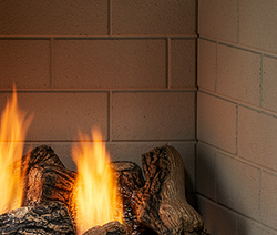 Monessen Exacta 42" Vent Free Circulating Clean Face Firebox with Stacked Traditional Interior Panels
