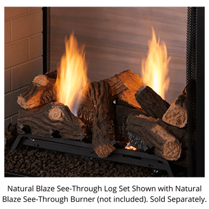 Monessen Natural Blaze 27" See-Through Gas Log Set (Logs Only)