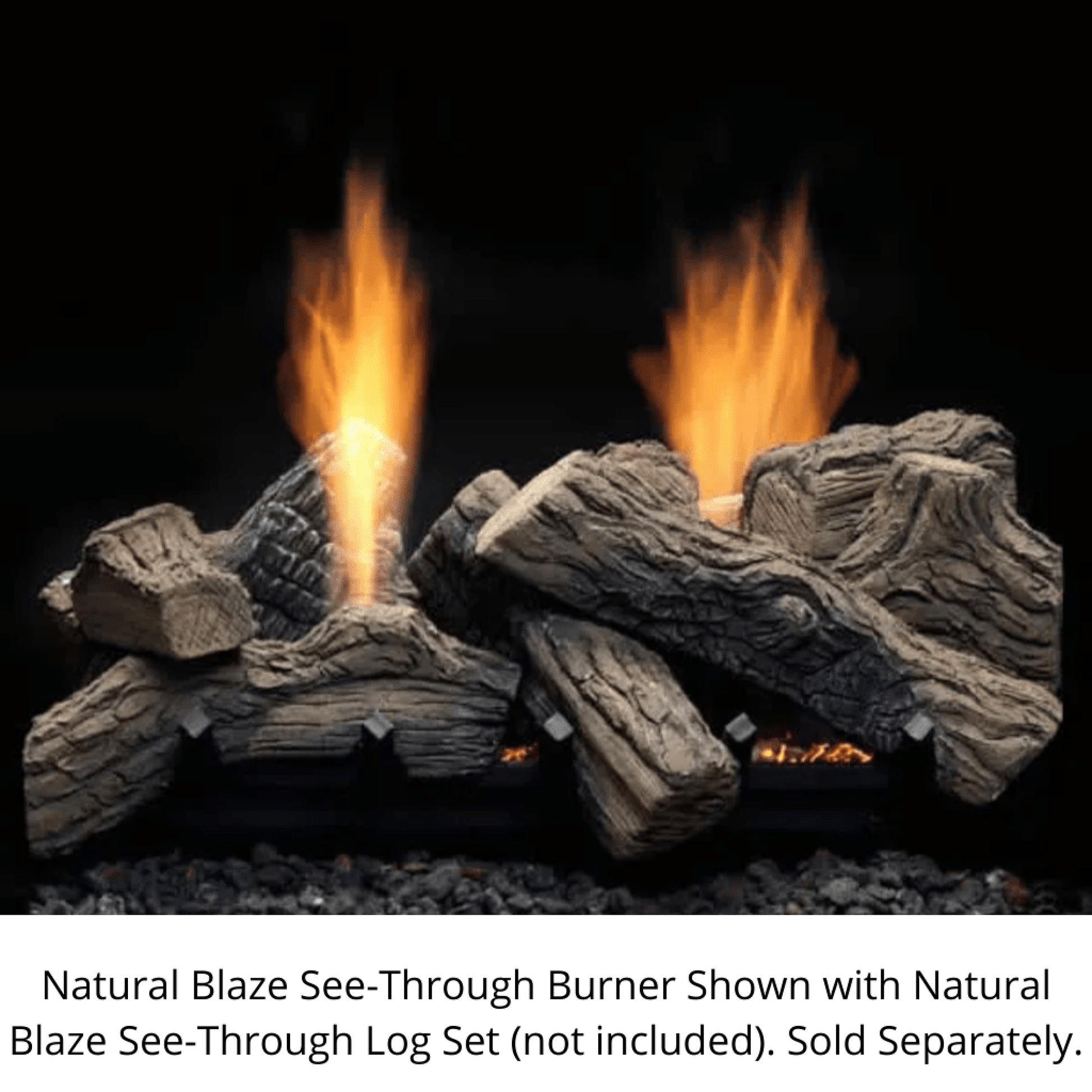 Monessen Natural Blaze 27" See-Through Vent Free Natural Gas Burner