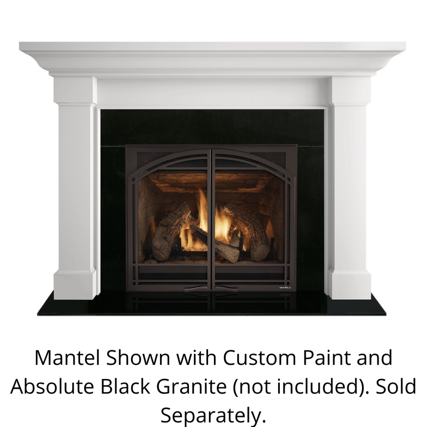 Monessen Signature Series Kenwood 60" Outside Width Primed MDF Flush Mantel