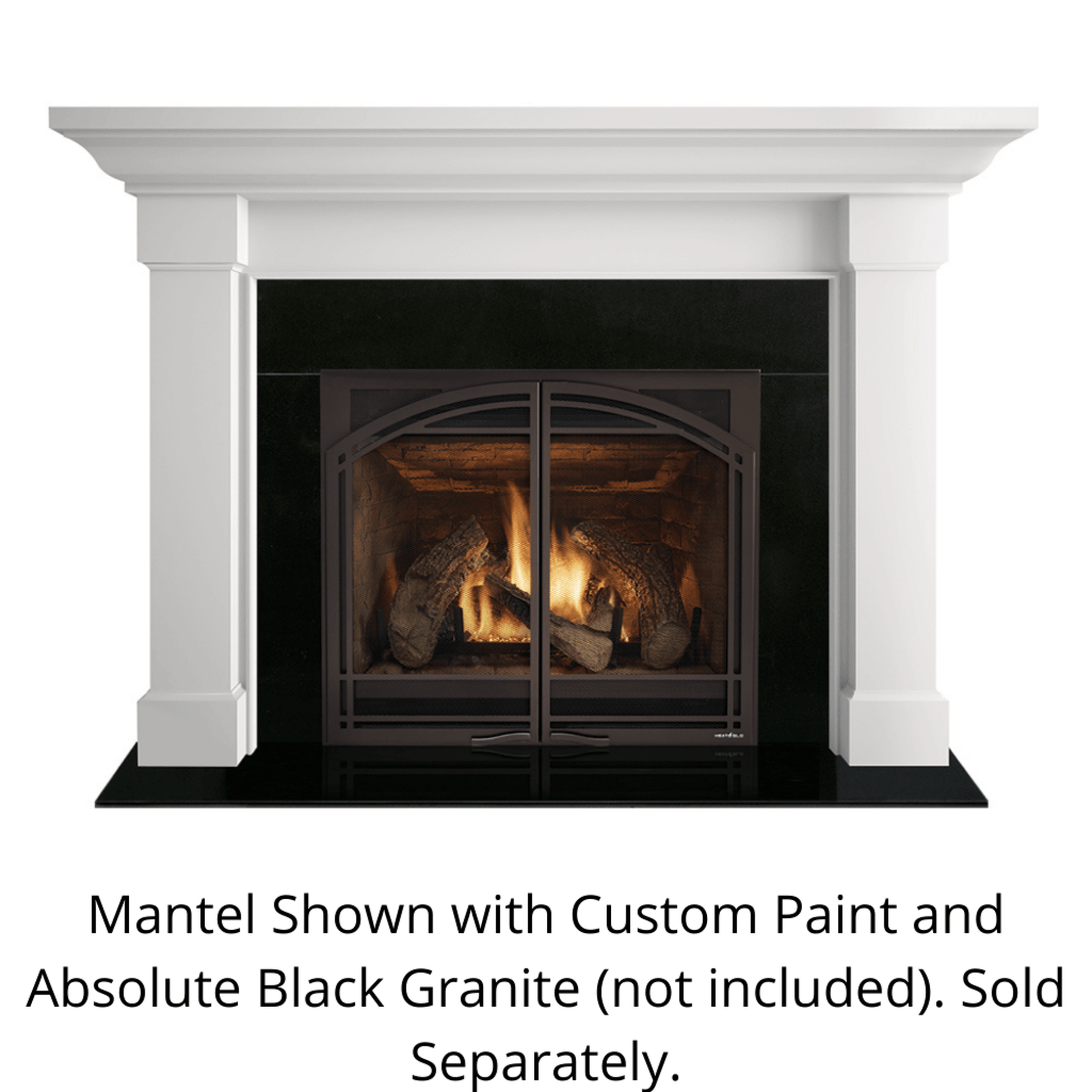 Monessen Signature Series Kenwood 60" Outside Width Primed MDF Flush Mantel