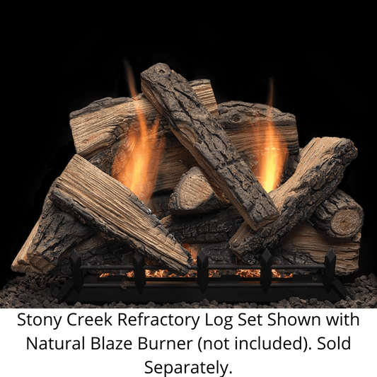 Monessen Stony Creek 30" Refractory Gas Log Set