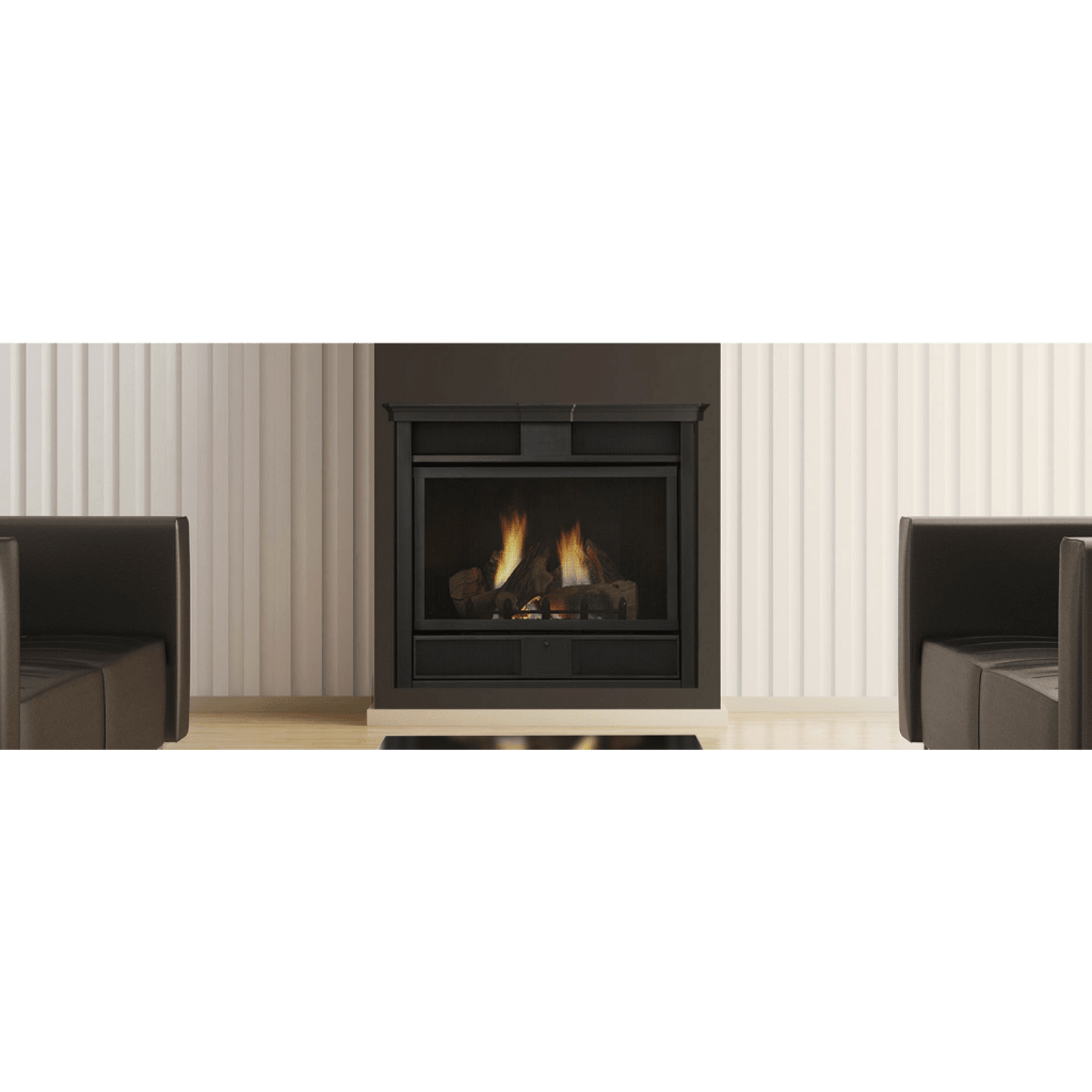 Monessen Symphony 24" Vent Free Traditional Natural Gas Fireplace With IPI Control System