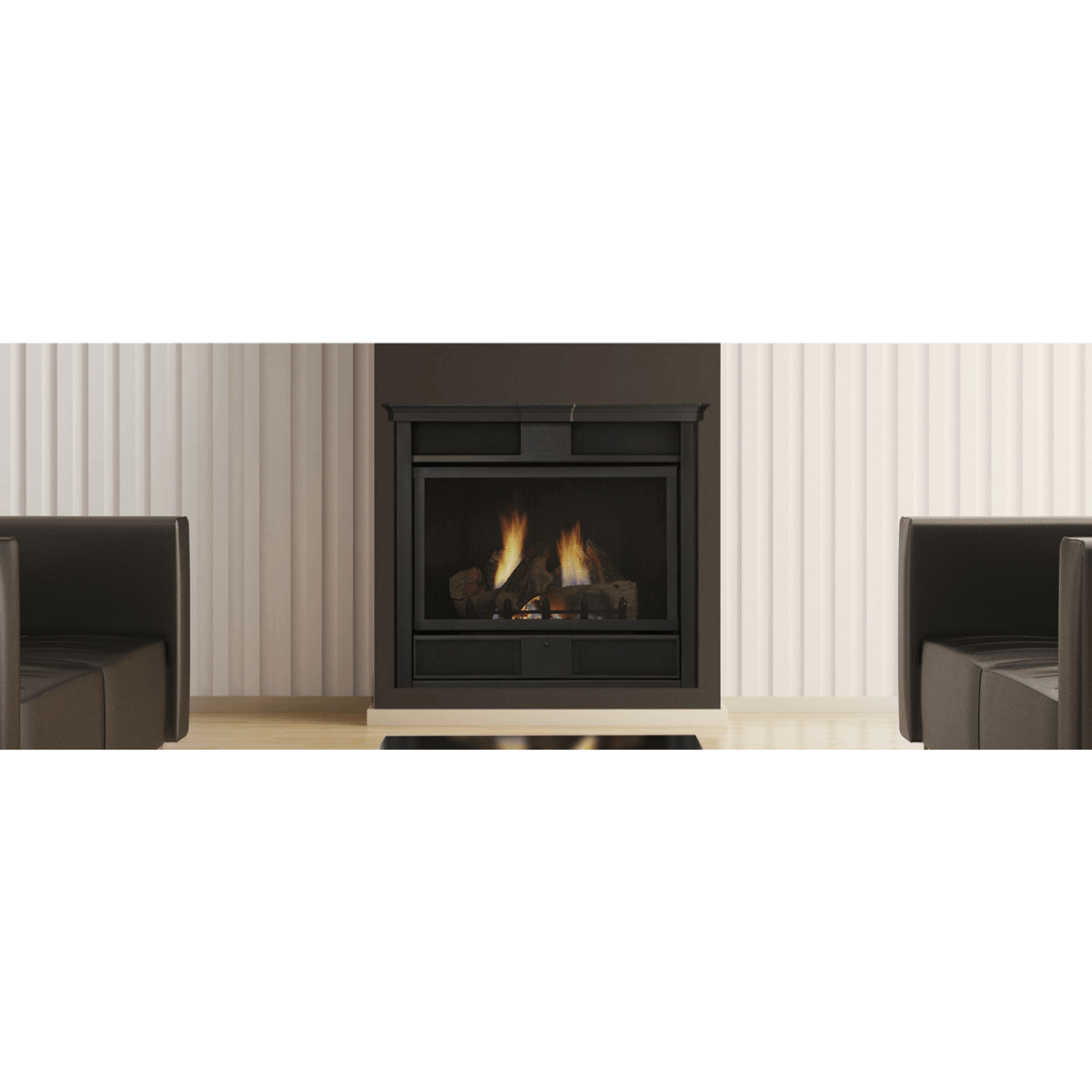 Monessen Symphony 24" Vent Free Traditional Liquid Propane Gas Fireplace With Millivolt Control System