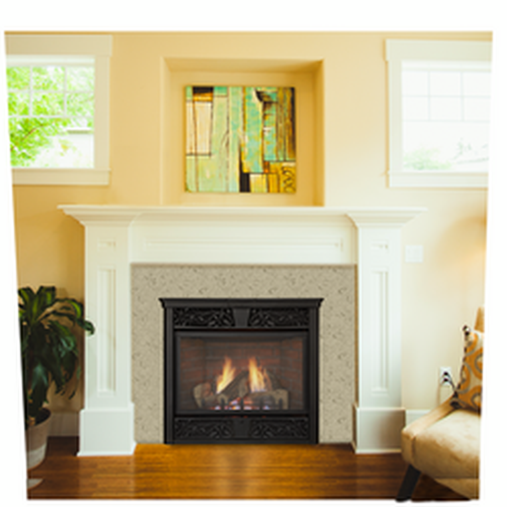Monessen Symphony 32" Vent Free Traditional Natural Gas Fireplace With IPI Control System
